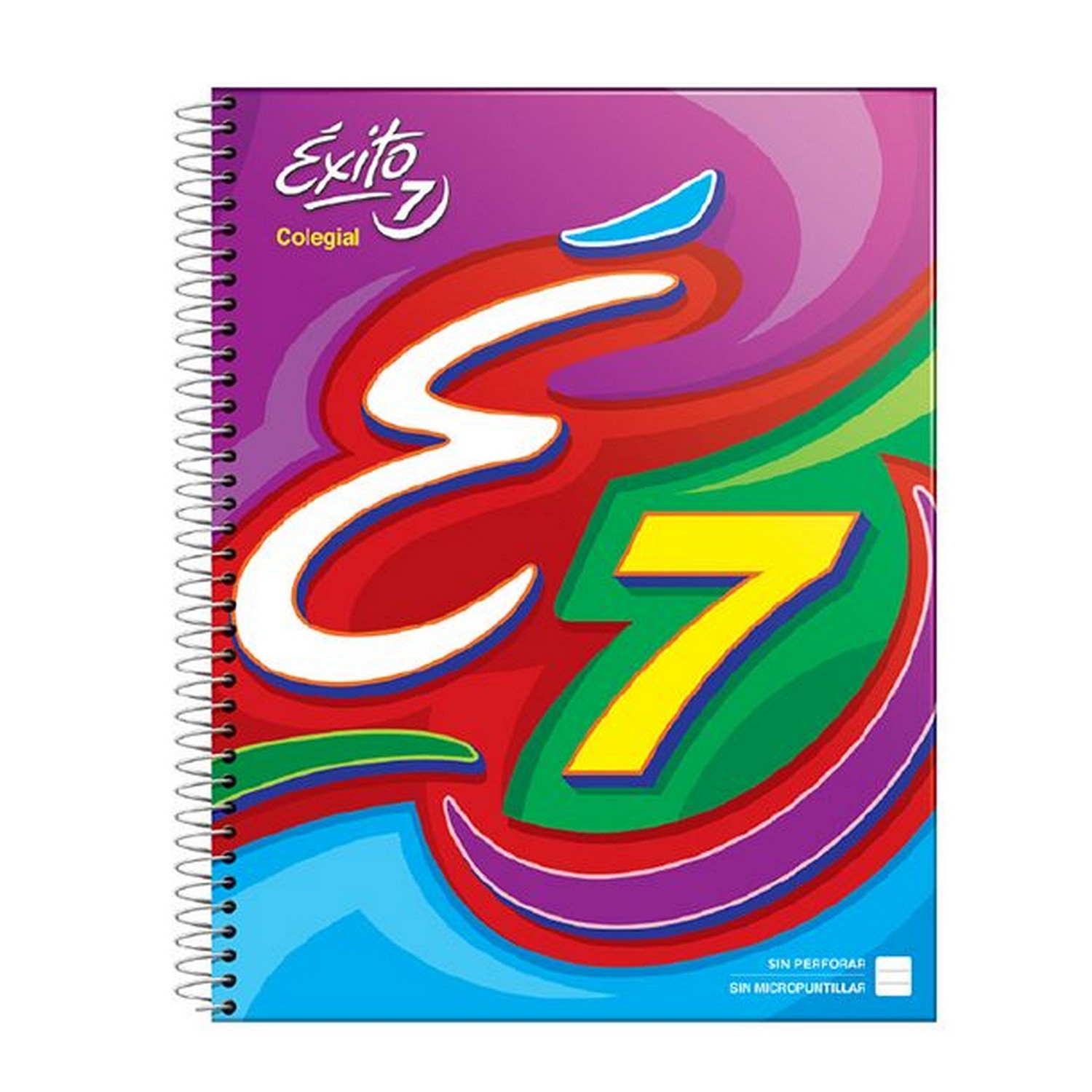 Cuaderno E7 60 Hojas Rayadas CON ESPIRAL EXITO