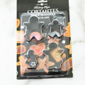 Molde cortante de galletas x4