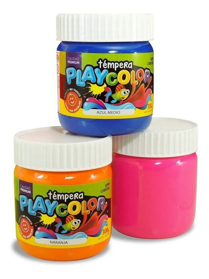 TEMPERA POTE 300 GR VARIOS COLORES Playcolor 