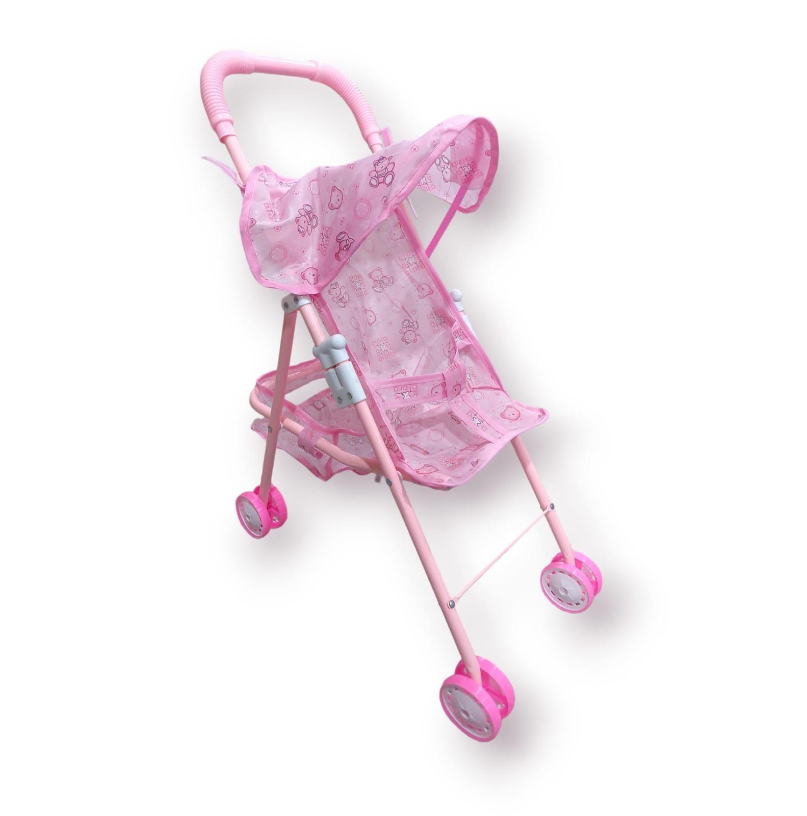 CARRITO DE BEBE PLEGABLE METALICO 