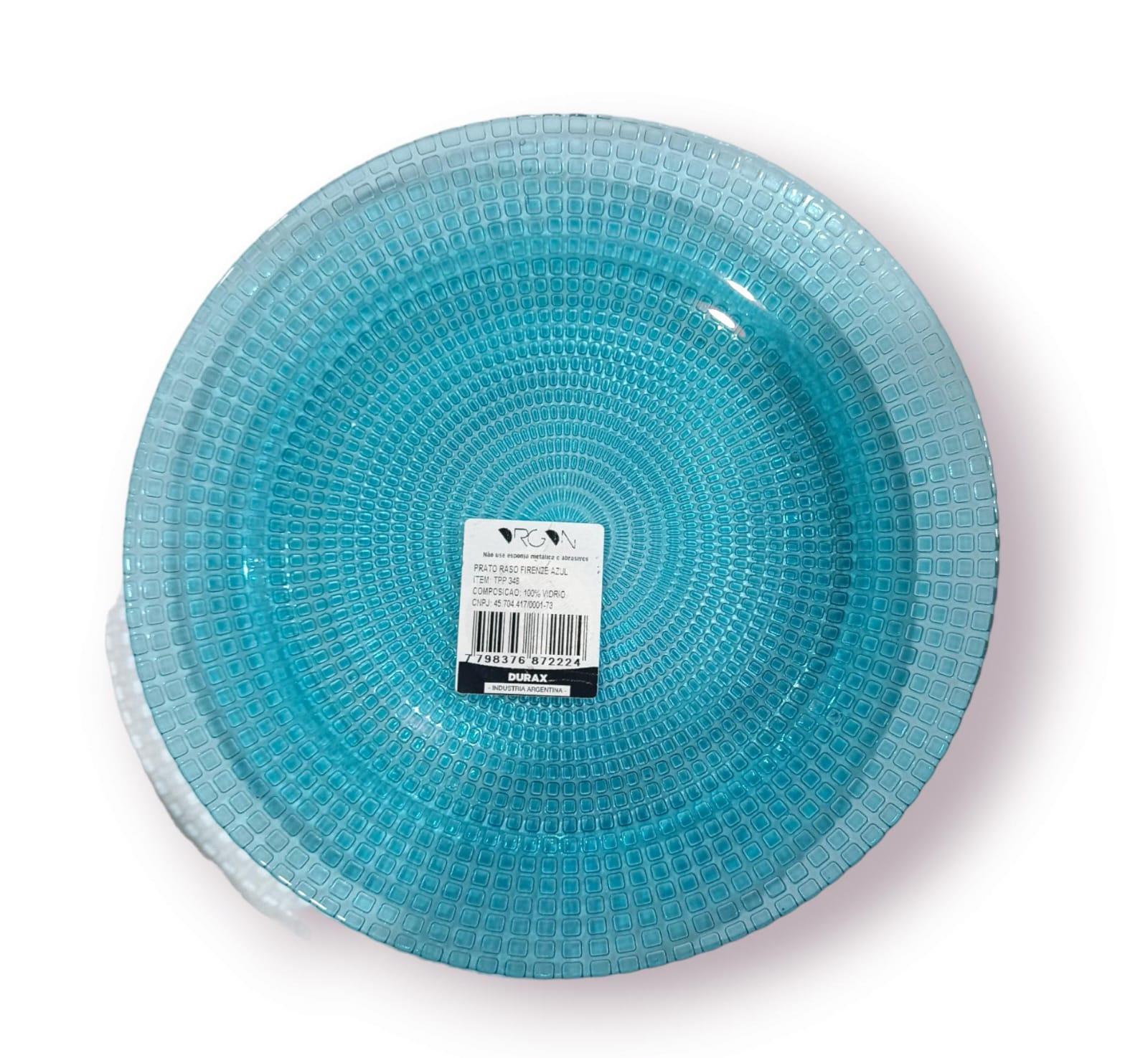 PLATO PLAYO FIRENZE AZUL - DURAX - 26CM