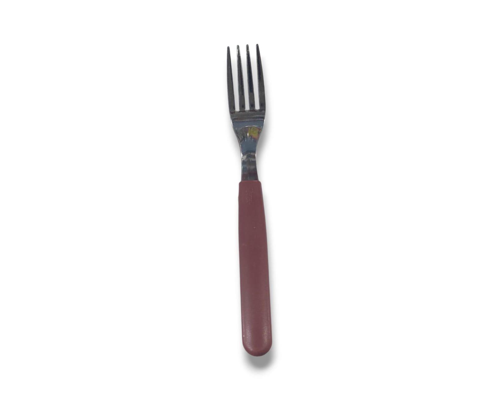 TENEDOR CAROL- X1 - 19CM - COLOR BORDO