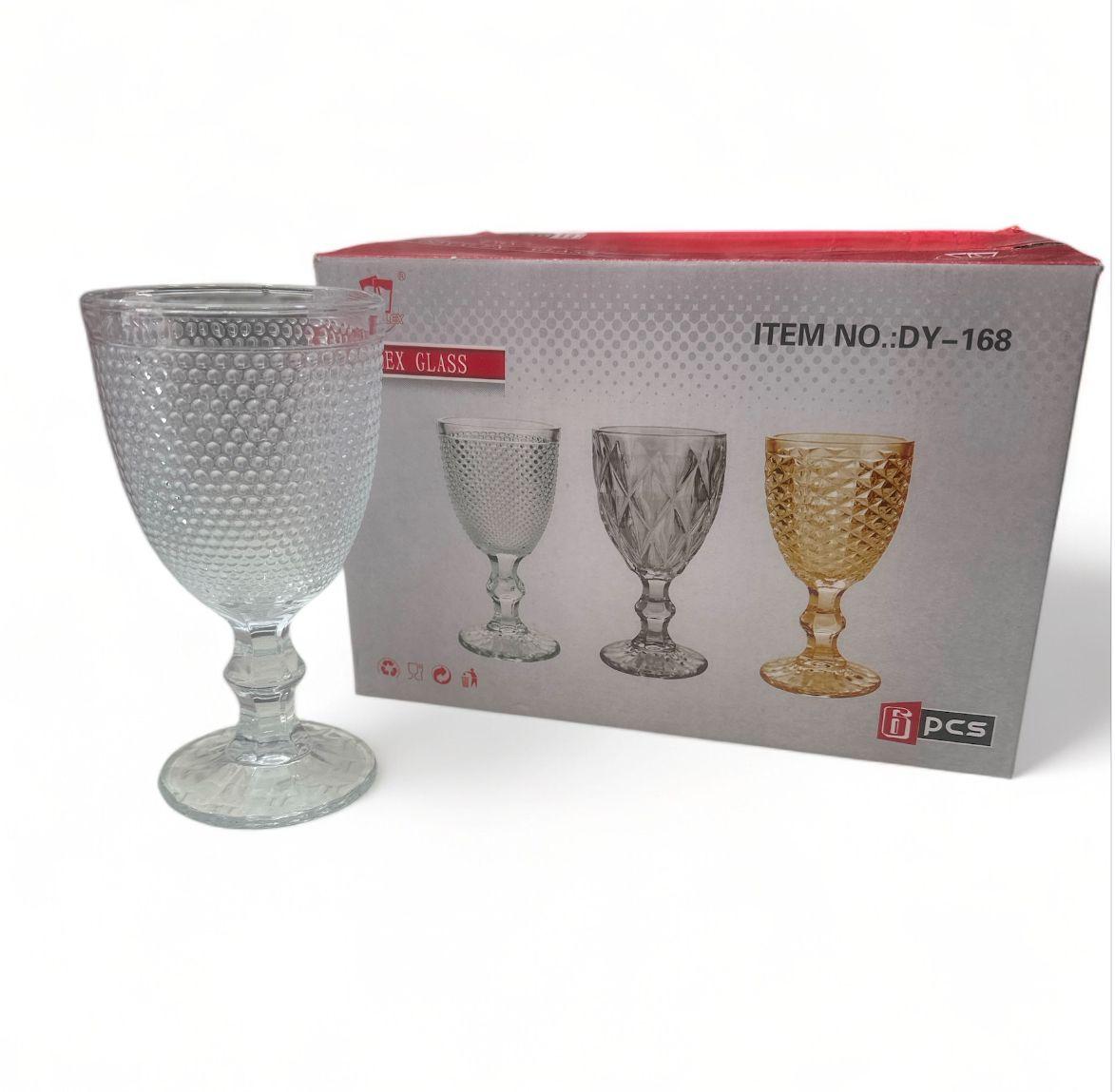 COPA DE VIDRIO LABRADA AGUA/VINO 340ML