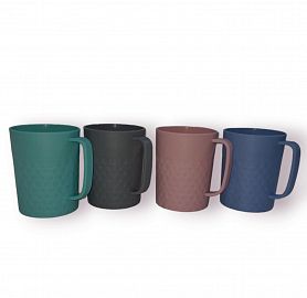 TAZA DOT COLORES NORDICOS - PLASTICO