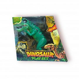 DINOSAURIO CON LUZ Y SONIDO- EN CAJA- 39CM