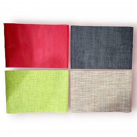 INDIVIDUAL PLASTICO LISO PARA MESA