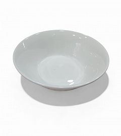 PLATO HONDO CERAMICA LINEA BLANCO