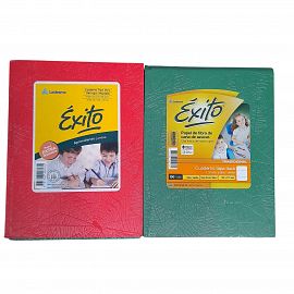 CUADERNO N1 100 HOJAS VARIOS COLORES EXITO