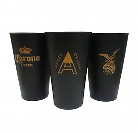 VASO VIDRIO PINTA ESTAMPADO